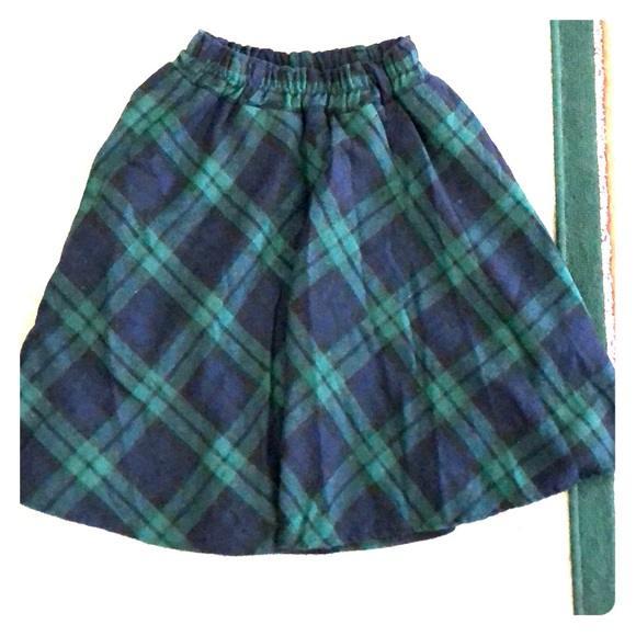 Chicwish Dresses & Skirts - NWOT Blue and Green Tartan Skirt